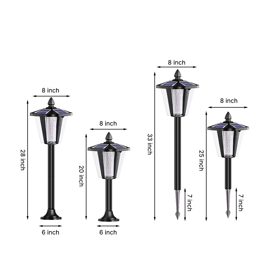 Lawn Stakes For Lights Solar-Powered LED Waterproof - Lamp Outdoor