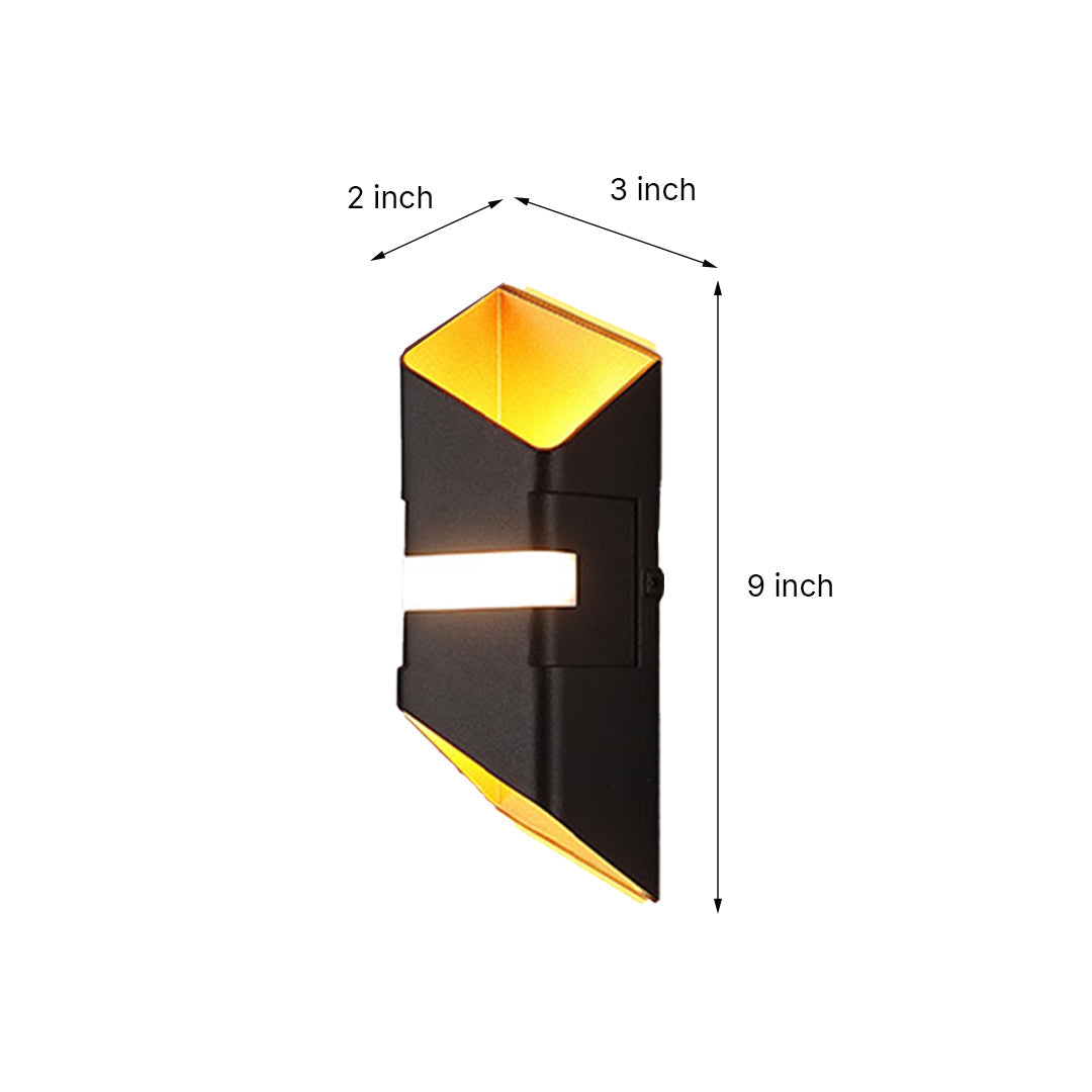 Square Tube LED Up And Down Outdoor Wall Lights - Lamp Outdoor