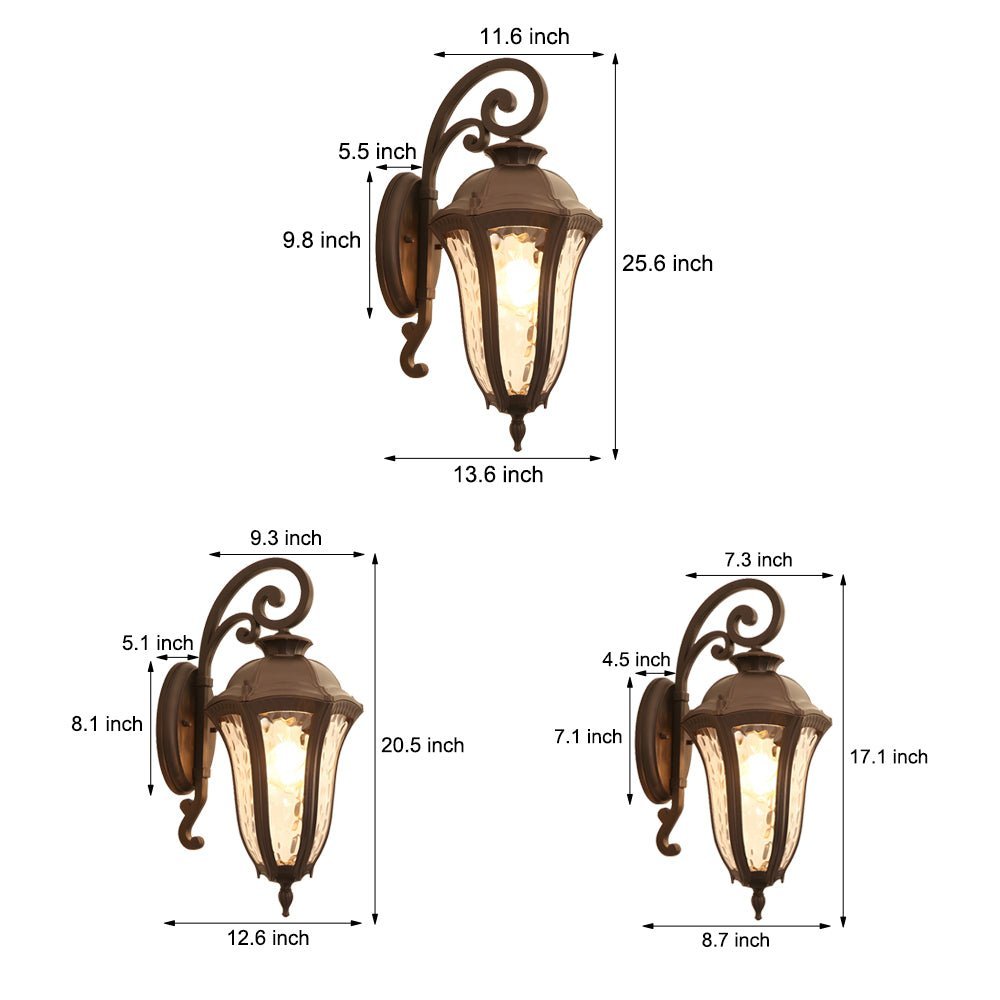 Waterproof Creative Die-Cast Aluminum European Style Outdoor Wall Lights - Lamp Outdoor