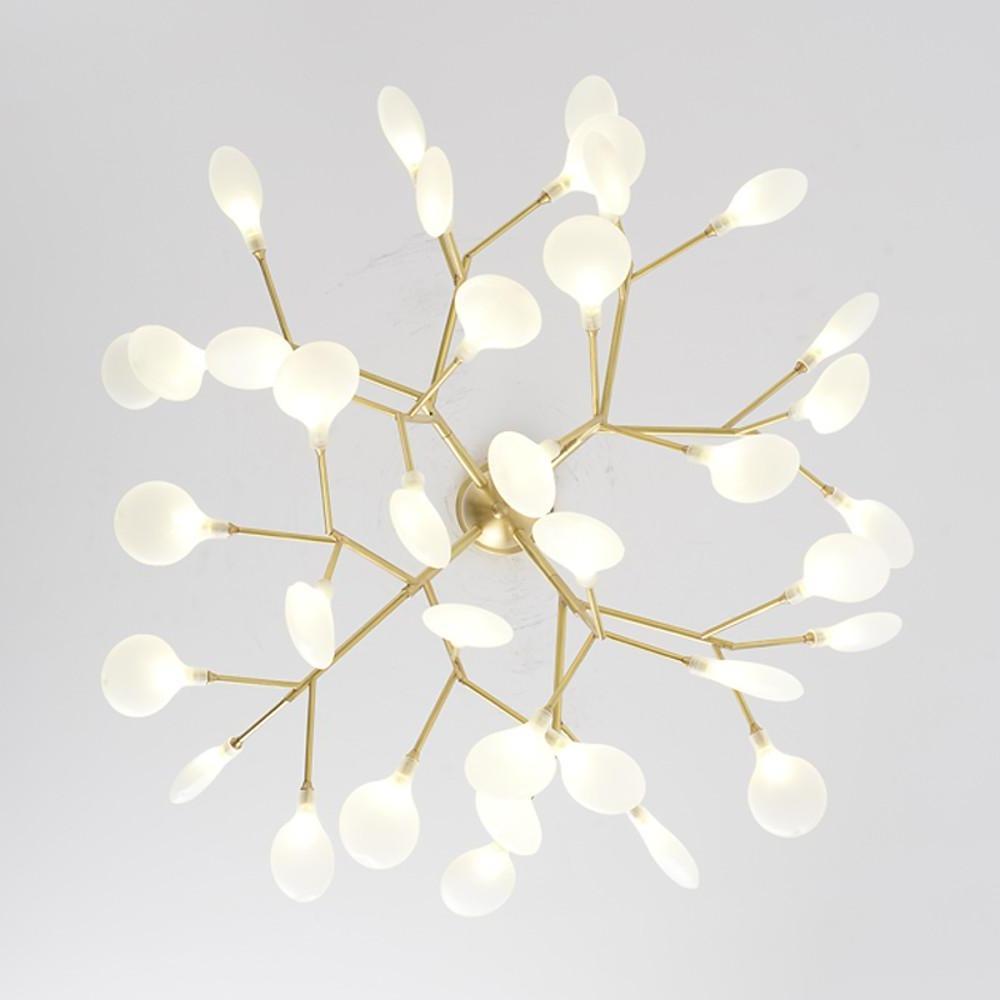 45 Lights Creative Copper Glass Design LED Modern Sputnik Chandelier - Lamp Outdoor