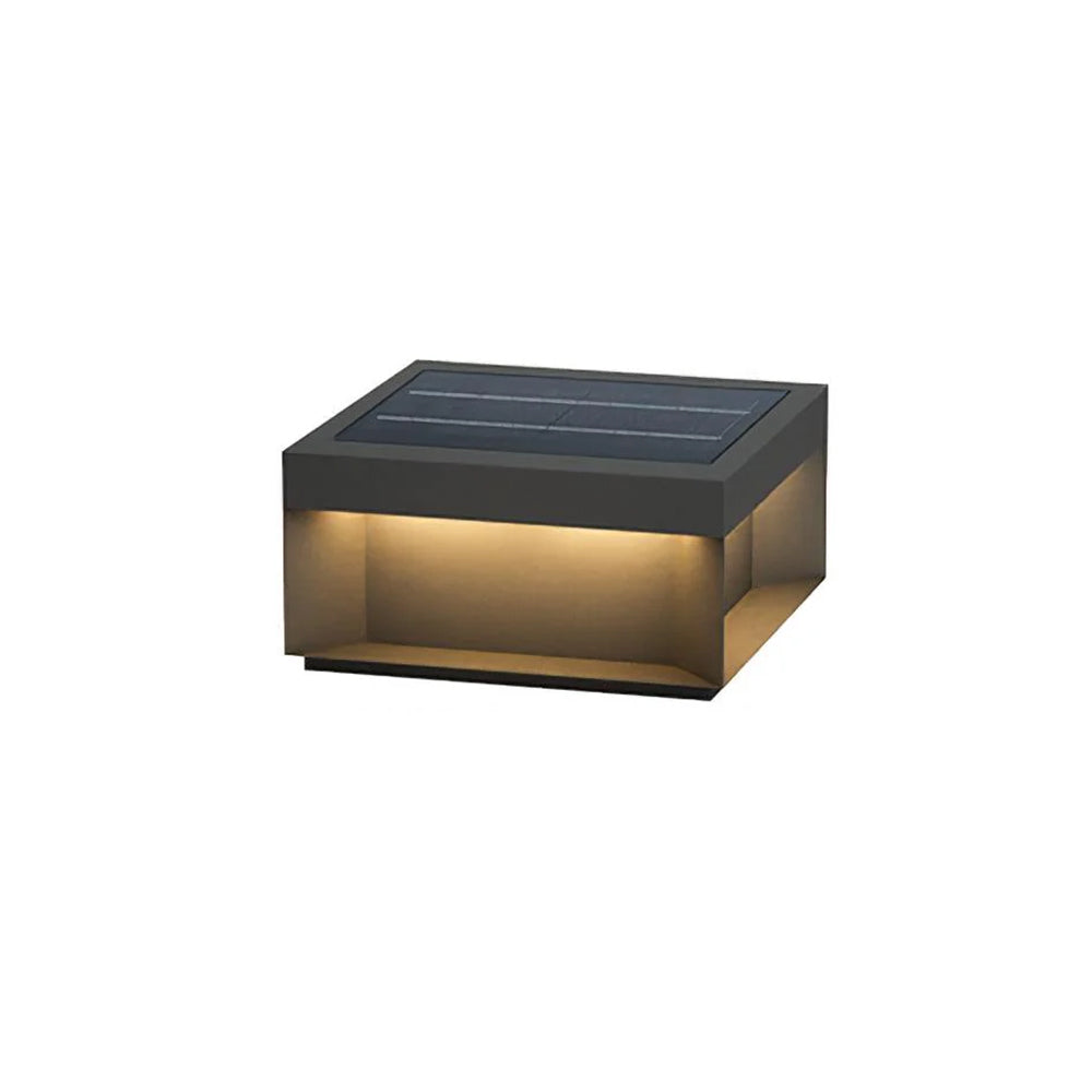 Ray Outdoor Post Lamps Modern Square Solar - Lamp Outdoor