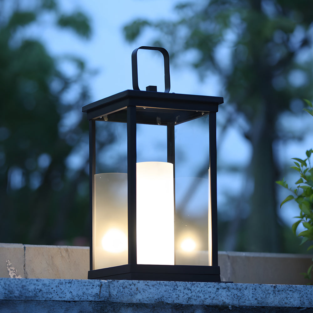 Modern Minimalist Square Post Light Waterproof - Lamp Outdoor