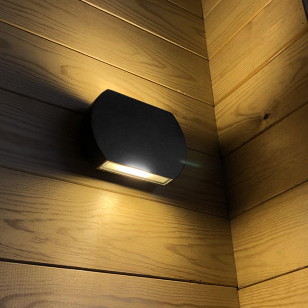 Ray Minimalist Geometric Metal Outdoor Wall Lamp - Lamp Outdoor
