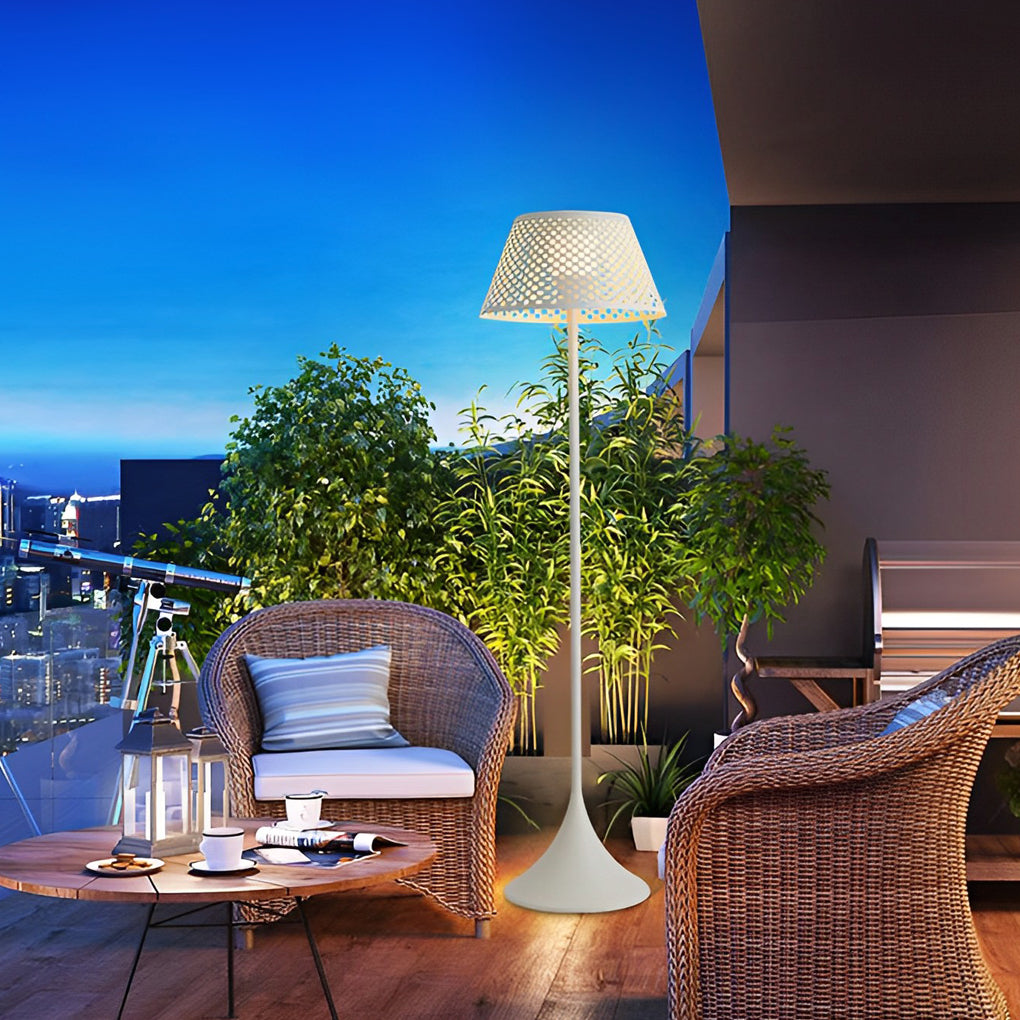 1-light Mesh Outdoor Floor Lamp - Lamp Outdoor