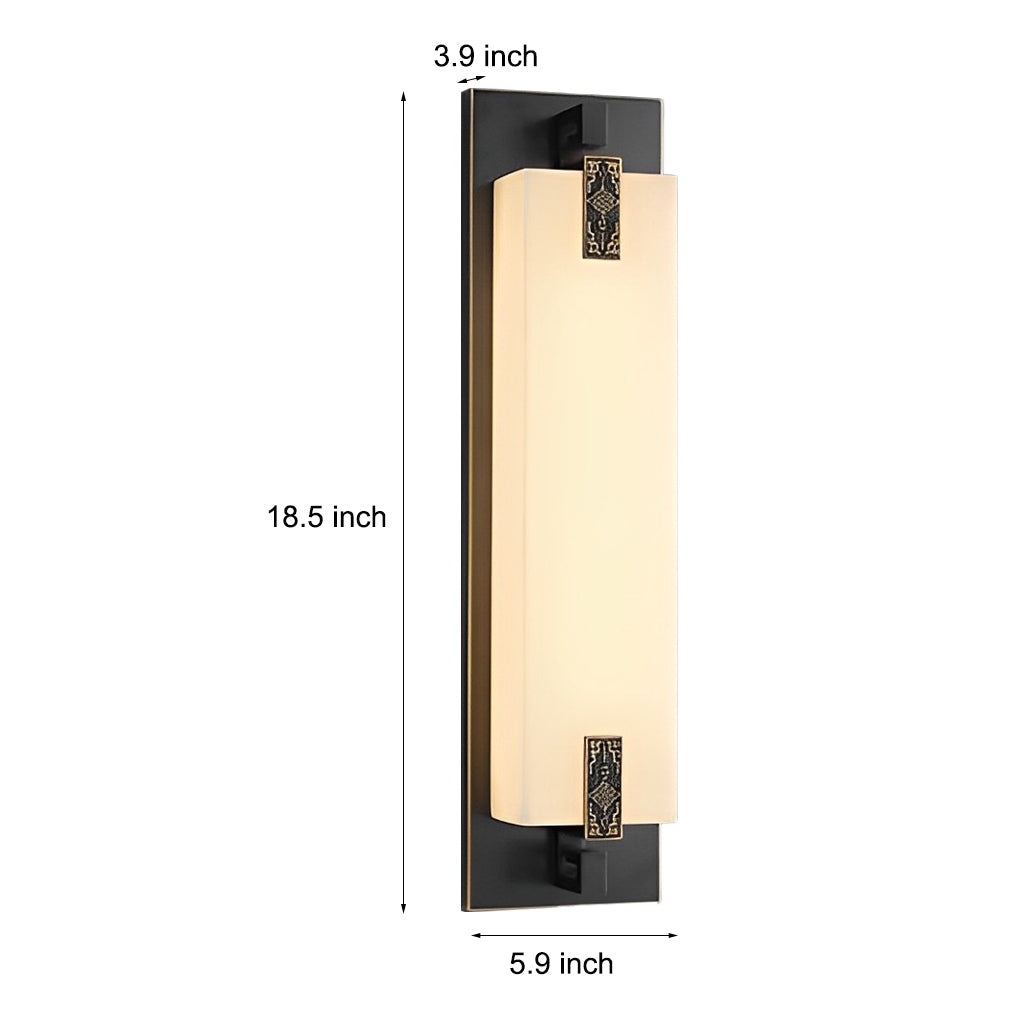 Outdoor Waterproof LED Copper Retro Exterior Wall Lights Sconces Lighting - Lamp Outdoor