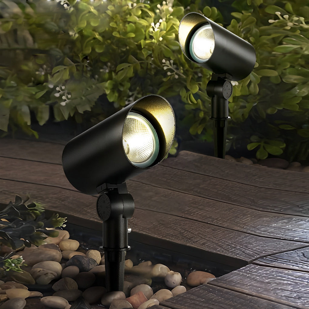 Waterproof Black Modern LED Spotlights Outdoor Spot Lights Lawn Lamp - Lamp Outdoor