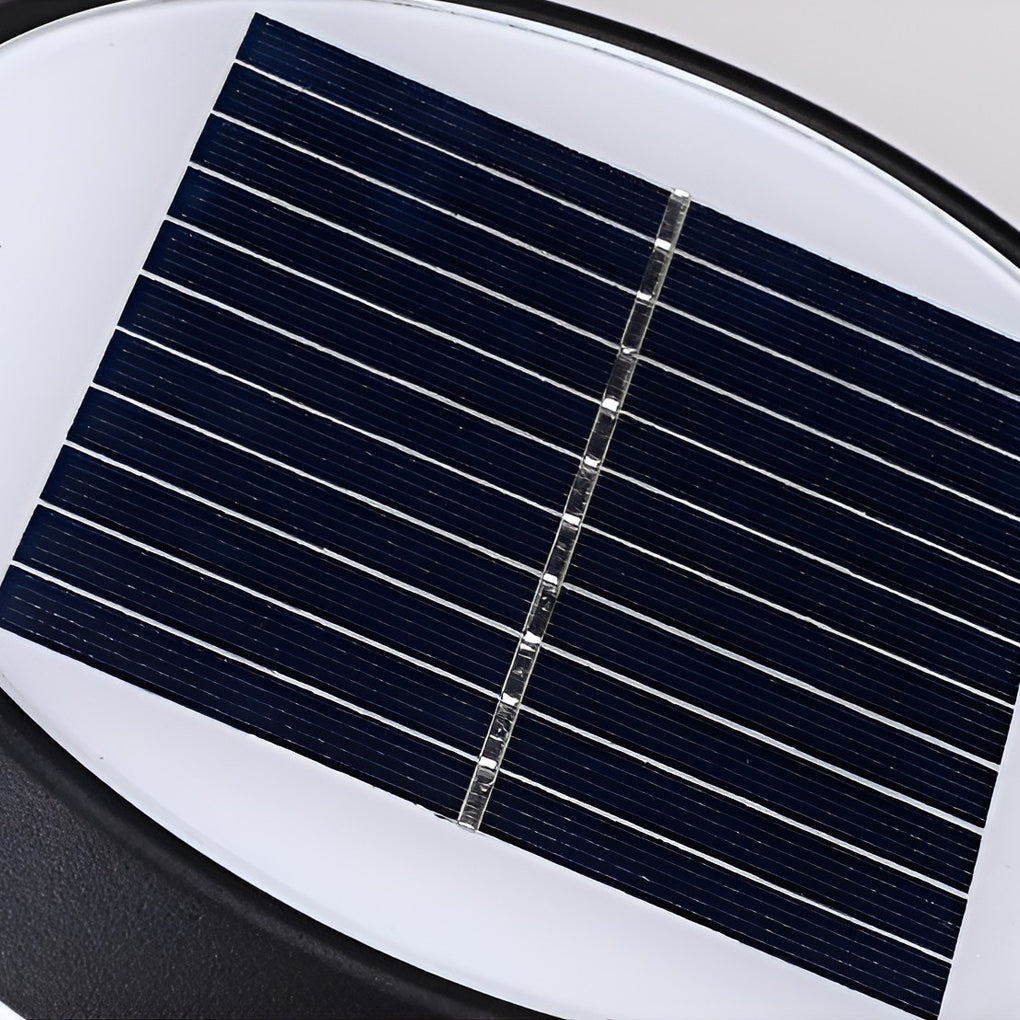Round Three Step Dimming LED Modern Solar Wall Lights Outdoor Wall Lamp - Lamp Outdoor