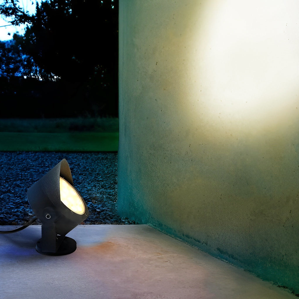 Adjustable Waterproof LED Anti-slip Black Modern Outdoor Spotlights - Lamp Outdoor