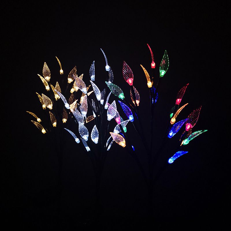Ray Modern Acrylic Branch Solar Outdoor Bollard Light - Lamp Outdoor