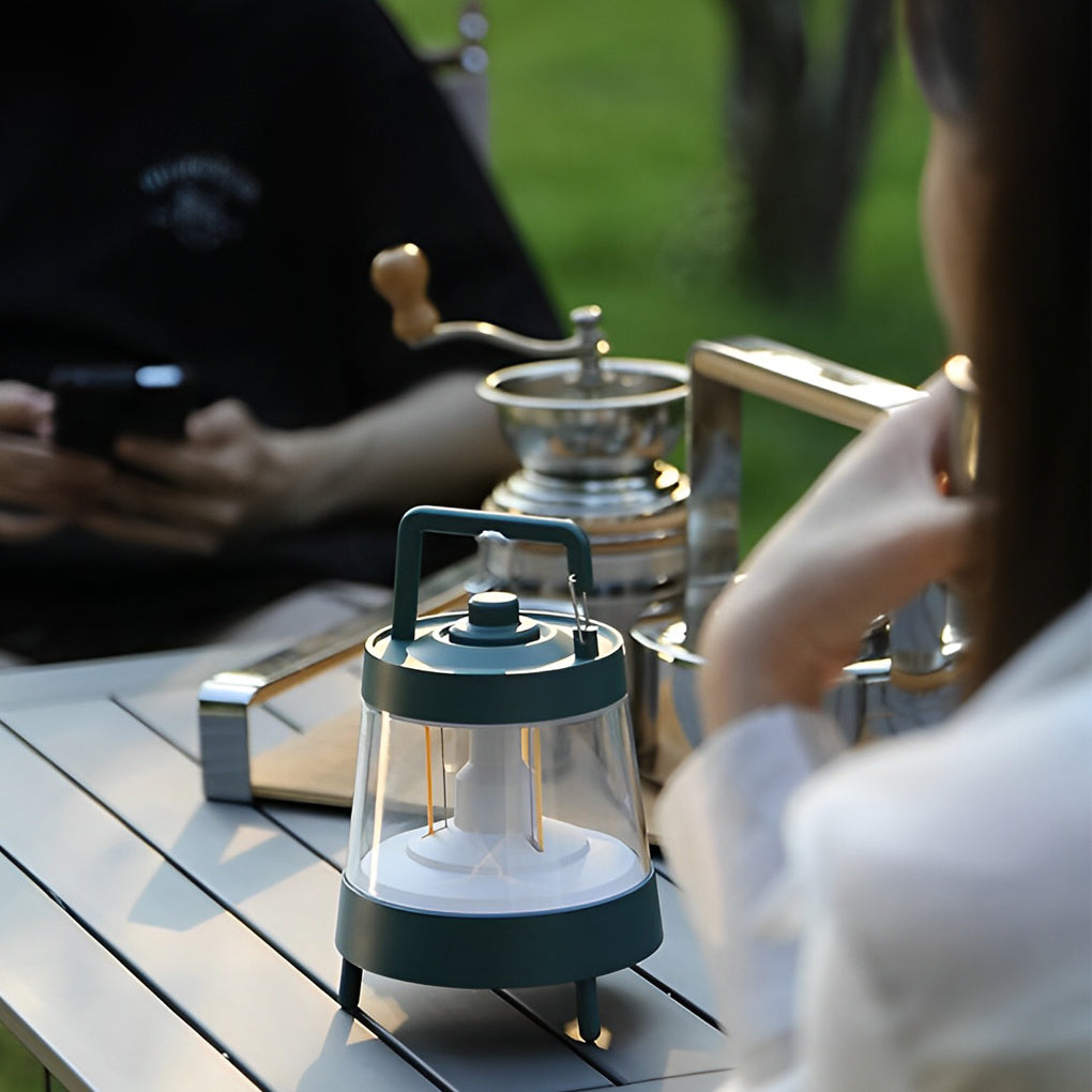 Waterproof USB 5V Rechargeable LED Dimmable Green Modern Camping Lights - Lamp Outdoor