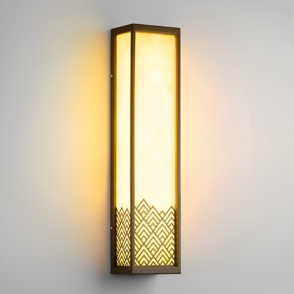Vintage Waterproof Stainless Steel Brown Wall Lamp Exterior Lights - Lamp Outdoor