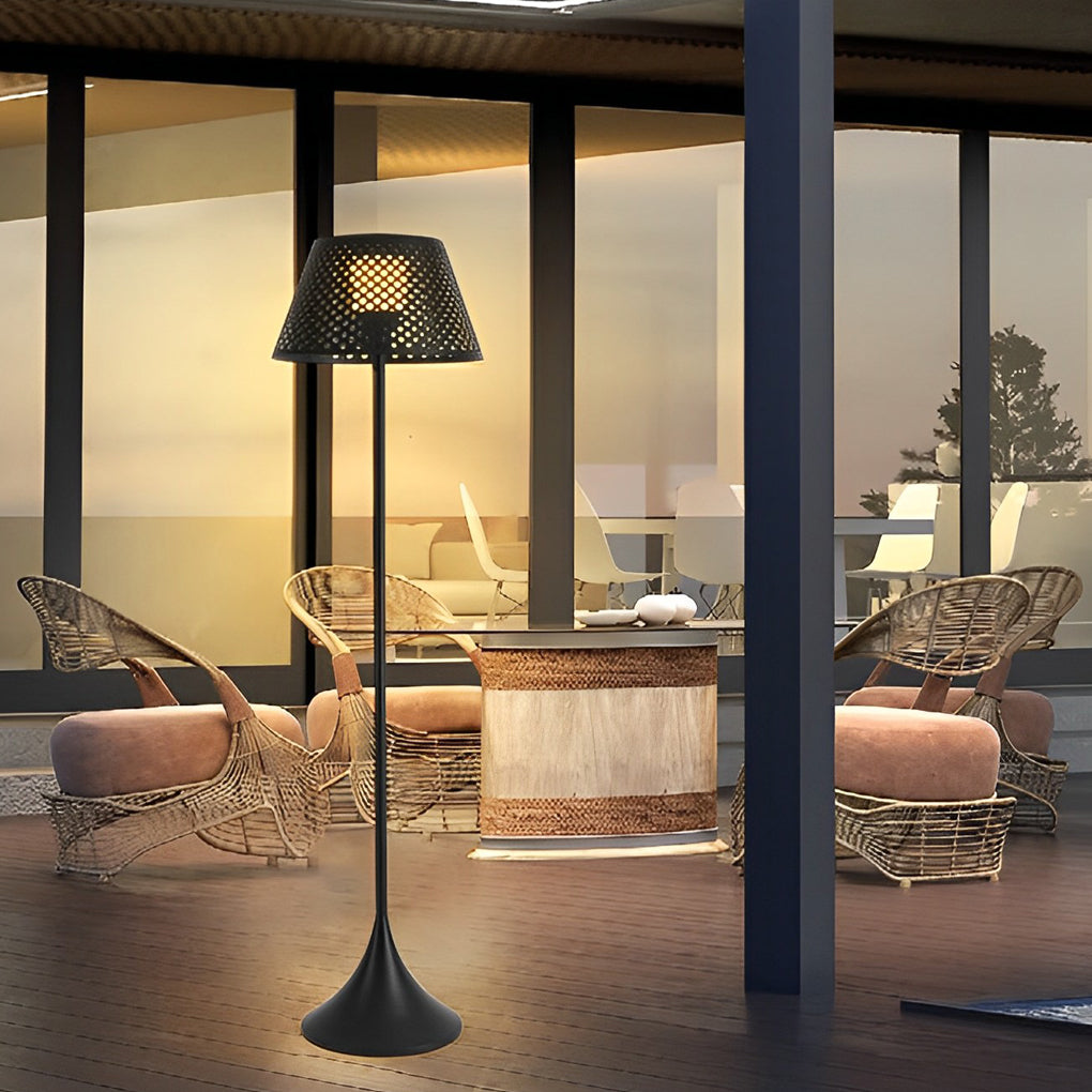1-light Mesh Outdoor Floor Lamp - Lamp Outdoor