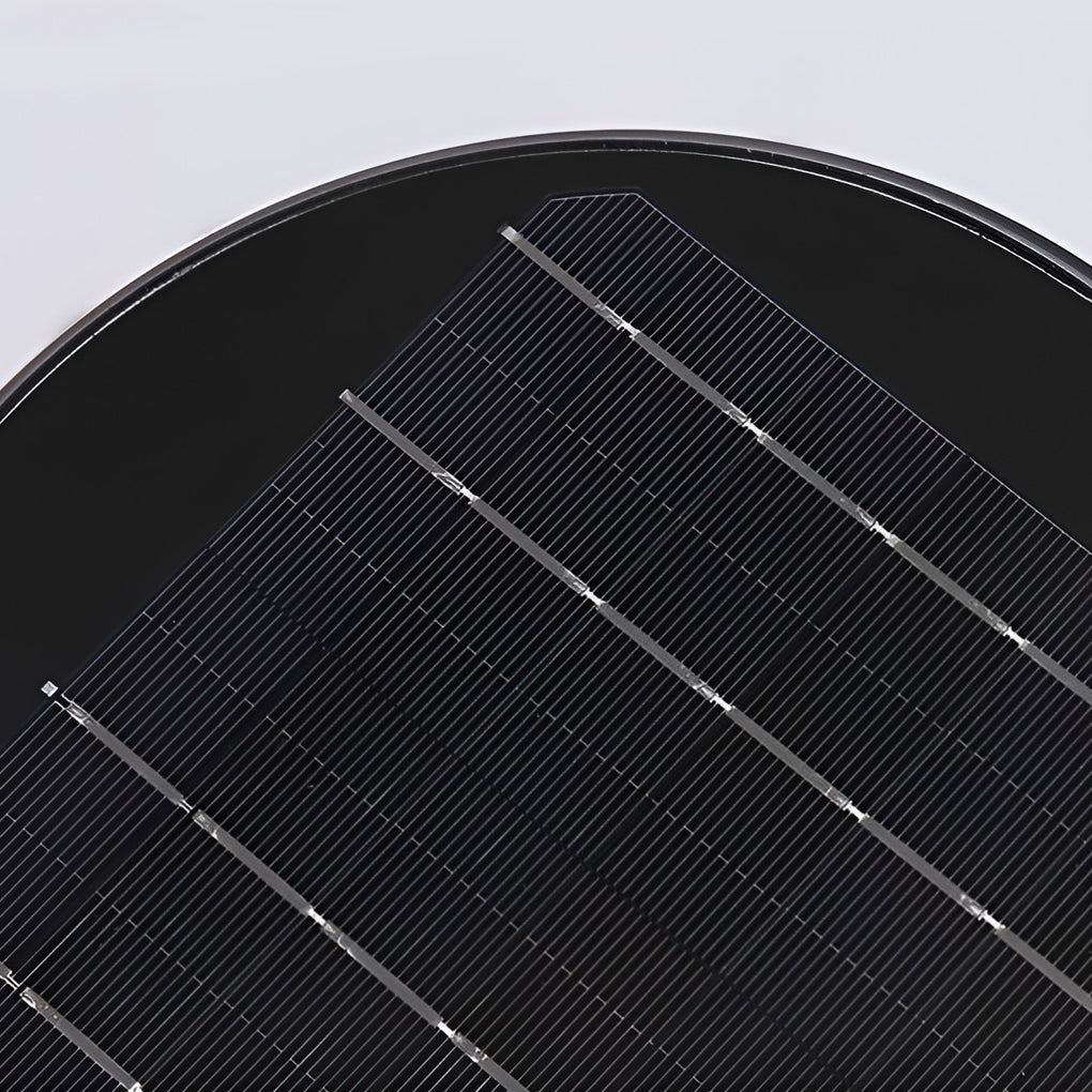 Circular Waterproof Intelligent Light Control Solar Fence Post Lights - Lamp Outdoor