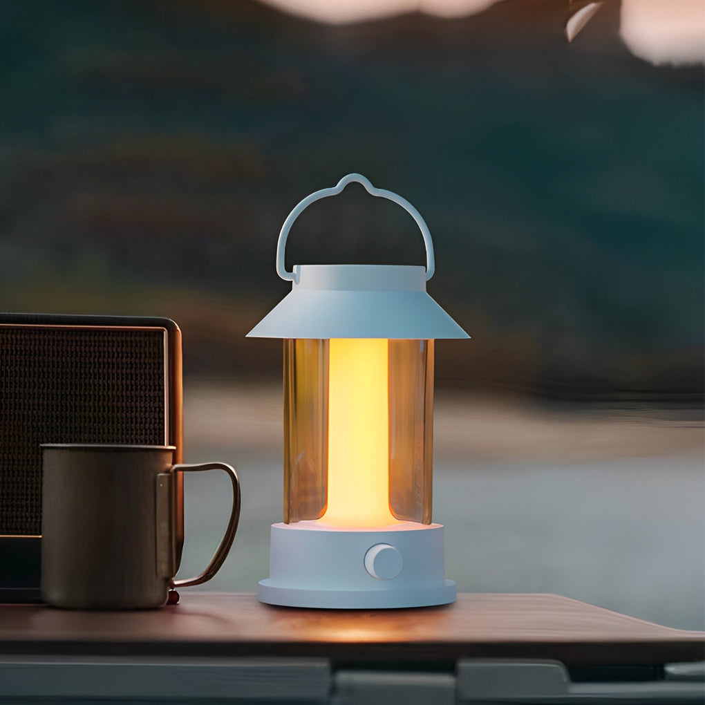 Portable Waterproof Dimmable LED USB Rechargeable Outdoor Lanterns - Lamp Outdoor