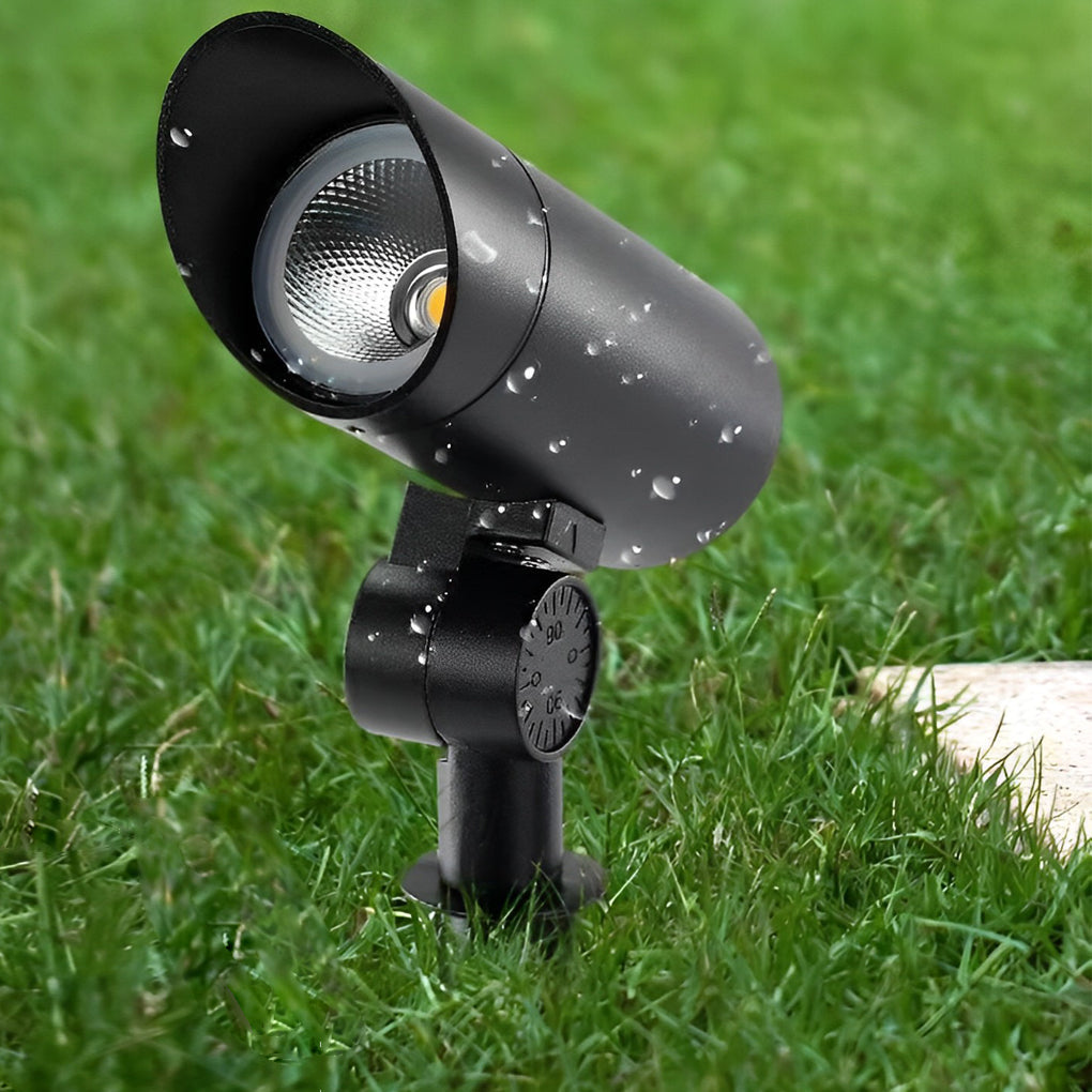 Waterproof Black Modern LED Spotlights Outdoor Spot Lights Lawn Lamp - Lamp Outdoor