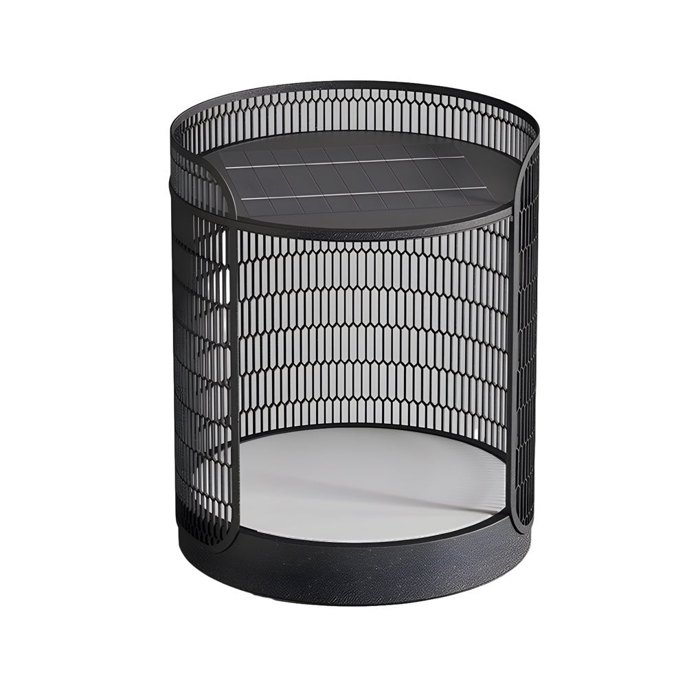 19 inch LED Open Mesh Outdoor Floor Lamp with Table - Lamp Outdoor