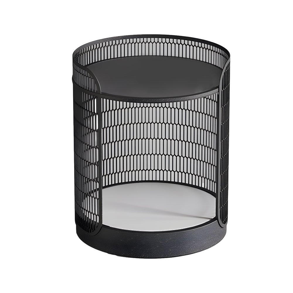 19 inch LED Open Mesh Outdoor Floor Lamp with Table - Lamp Outdoor