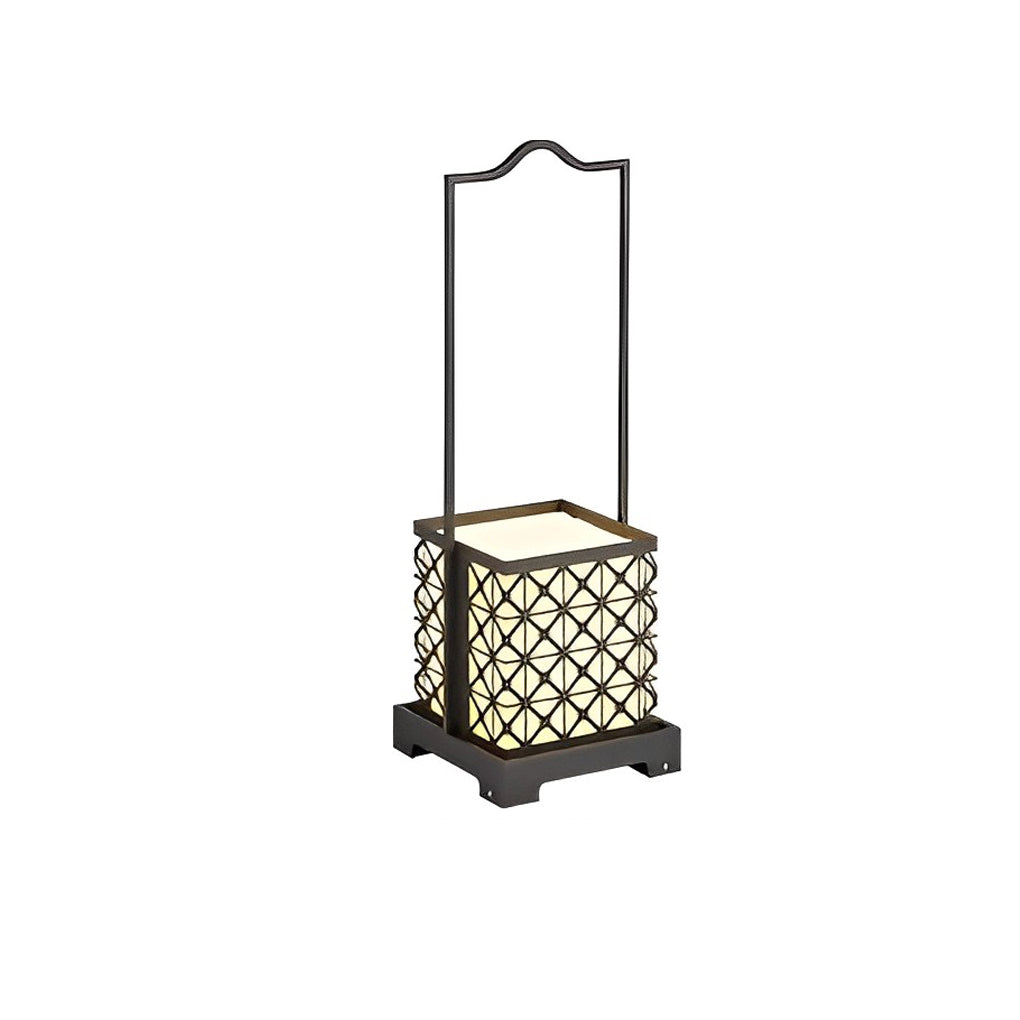 Retro Portable Waterproof LED Black Modern Lawn Lamp Solar Outdoor Lights - Lamp Outdoor