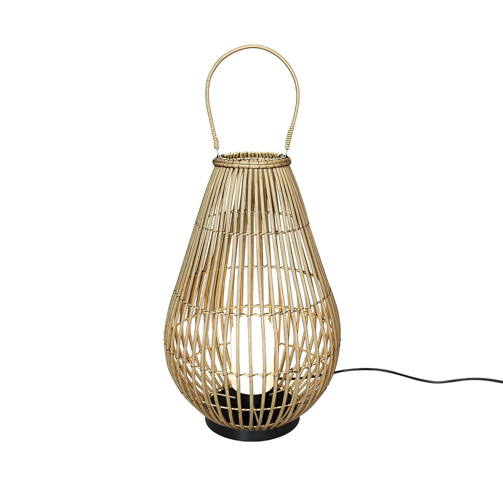 Portable Waterproof Handmade Rattan Iron Modern Outdoor Light Lanterns - Lamp Outdoor