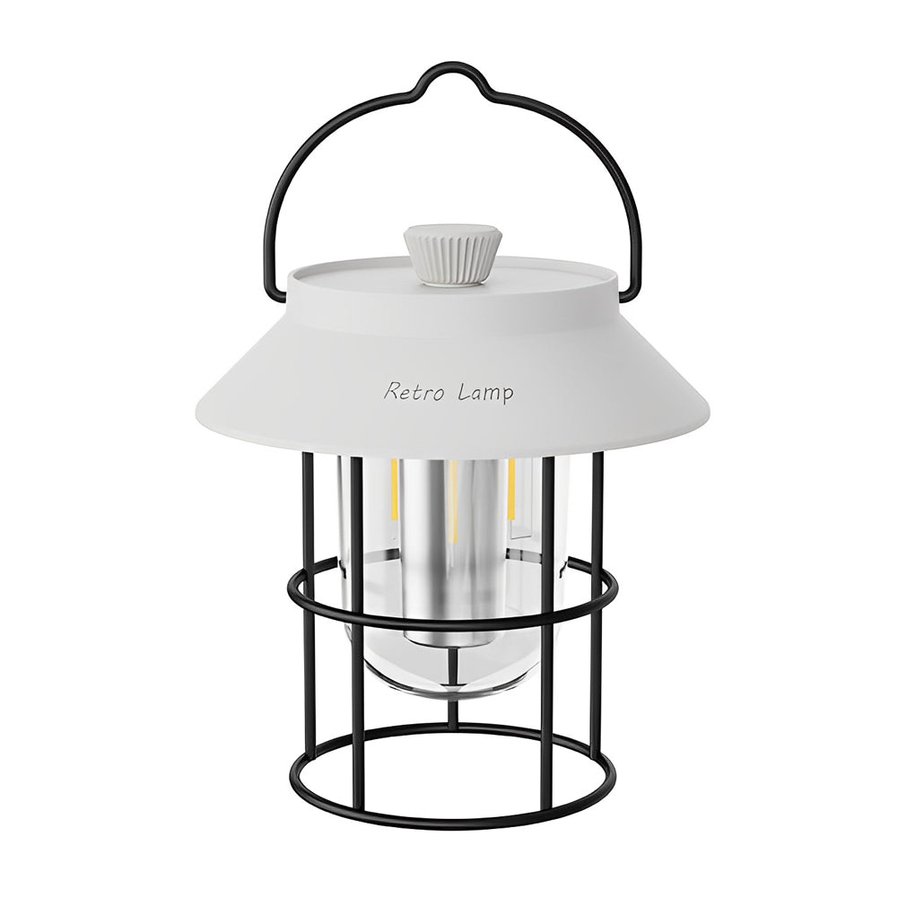 USB Rechargeable Dimmable LED Hanging Stand Portable Outdoor Lanterns - Lamp Outdoor