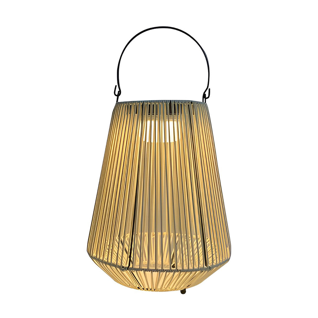 Portable Waterproof Handmade Rattan LED Modern Solar Outdoor Lanterns - Lamp Outdoor