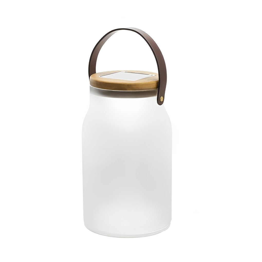 Bottle Jar Shape LED Waterproof White Modern Portable Solar Lawn Lights - Lamp Outdoor