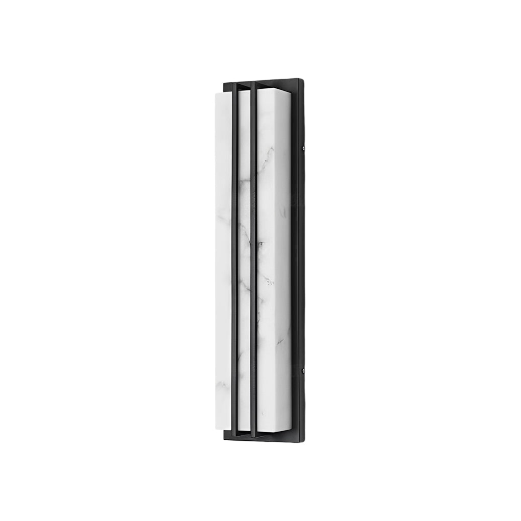 Minimalist Resin Waterproof LED Black Modern Outdoor Wall Light Fixture - Lamp Outdoor
