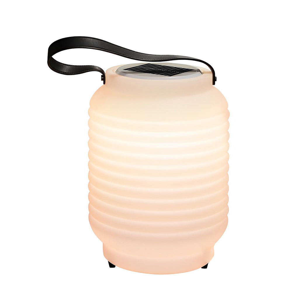 Portable Waterproof Cylinder LED White Solar Camping Lanterns Lights - Lamp Outdoor