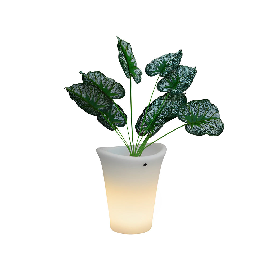 Waterproof Luminous Flowerpot Planter Intelligent Solar Outdoor Lights - Lamp Outdoor