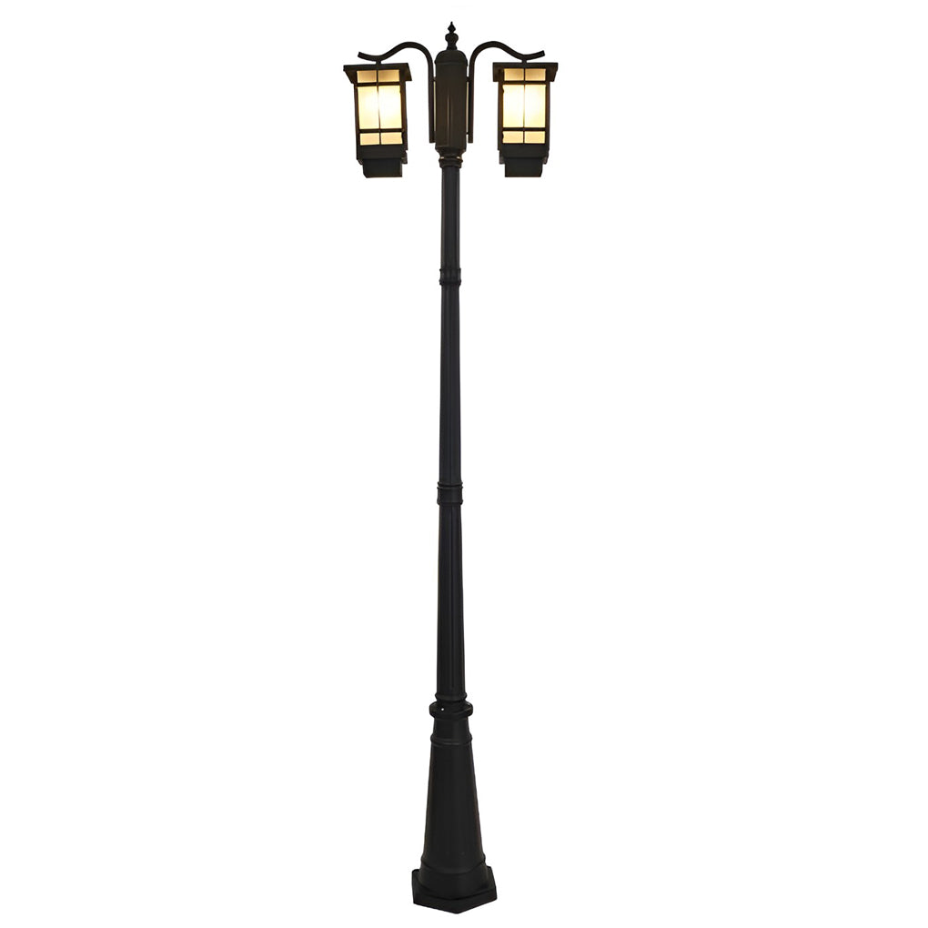 3 Lights Waterproof Black Modern Outdoor Post Lights Public Lighting - Lamp Outdoor