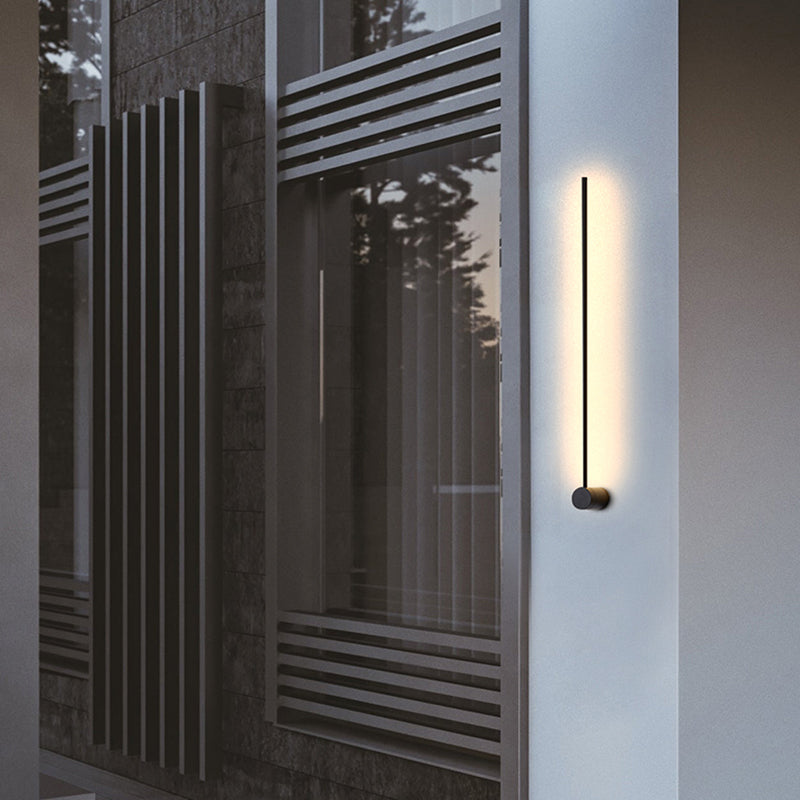 Arisha Minimalist Rotatable Linear LED Outdoor Wall Lamp Corridor Garden - Lamp Outdoor