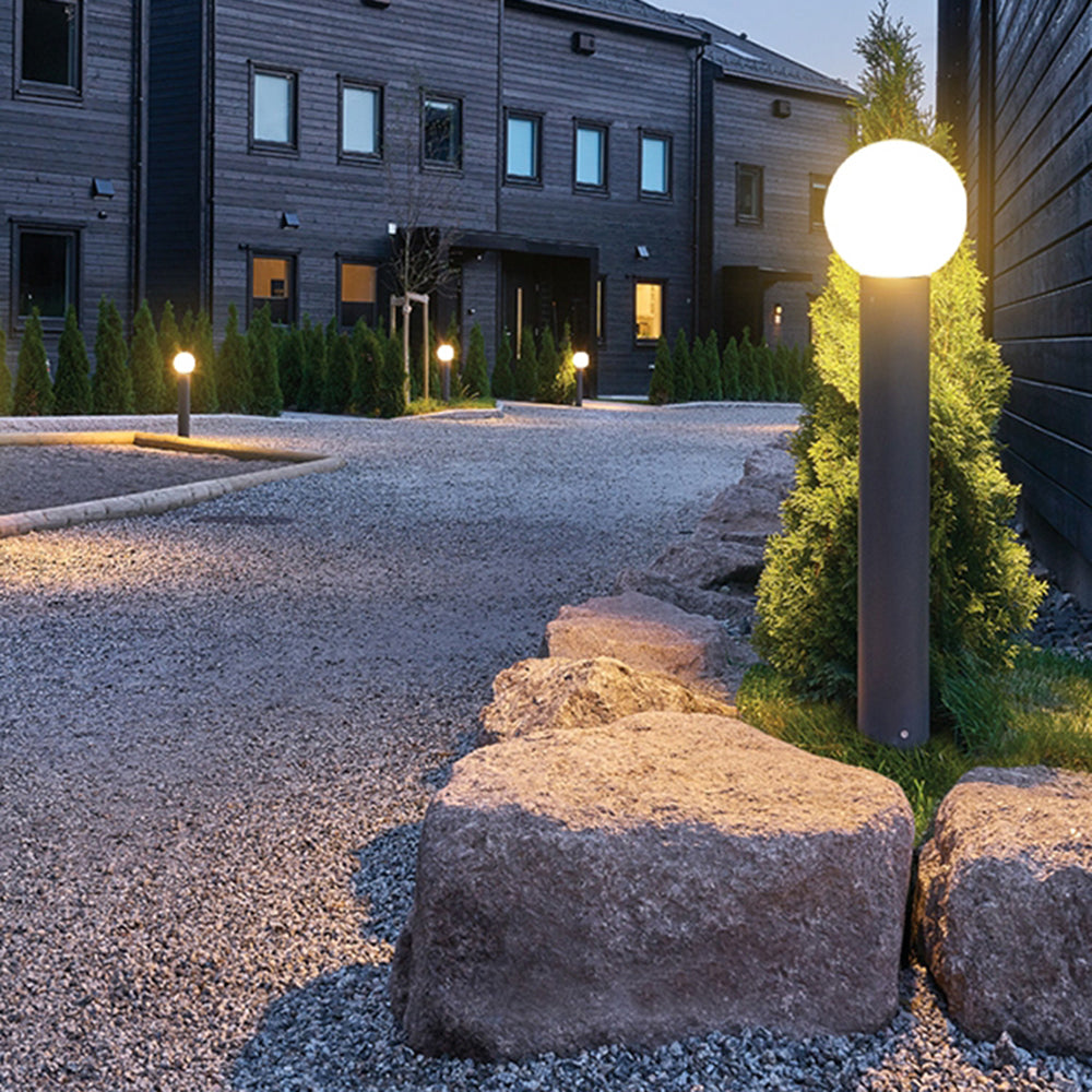 Ray Modern Metal Circular Lamp holder Outdoor Path Light - Lamp Outdoor