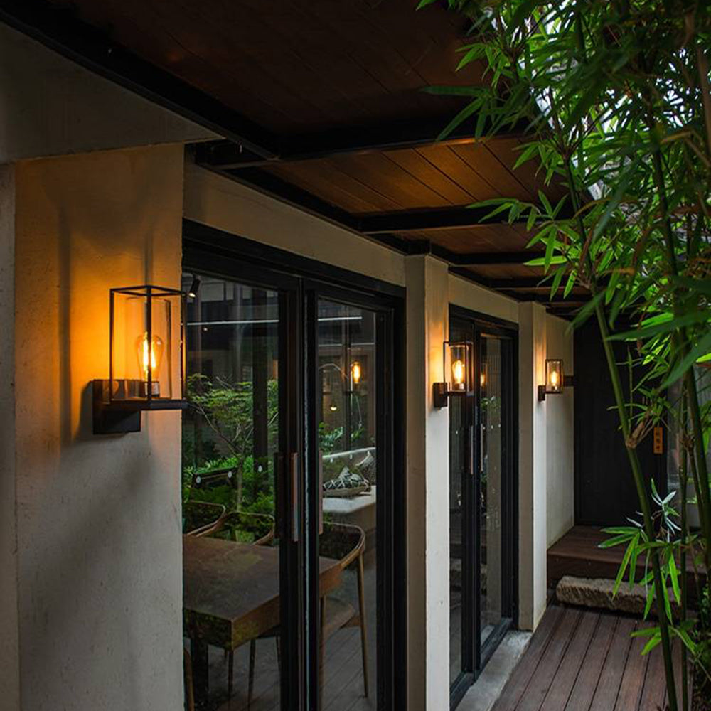 Silva Modern Rectangular Metal Outdoor Wall Lamp - Lamp Outdoor