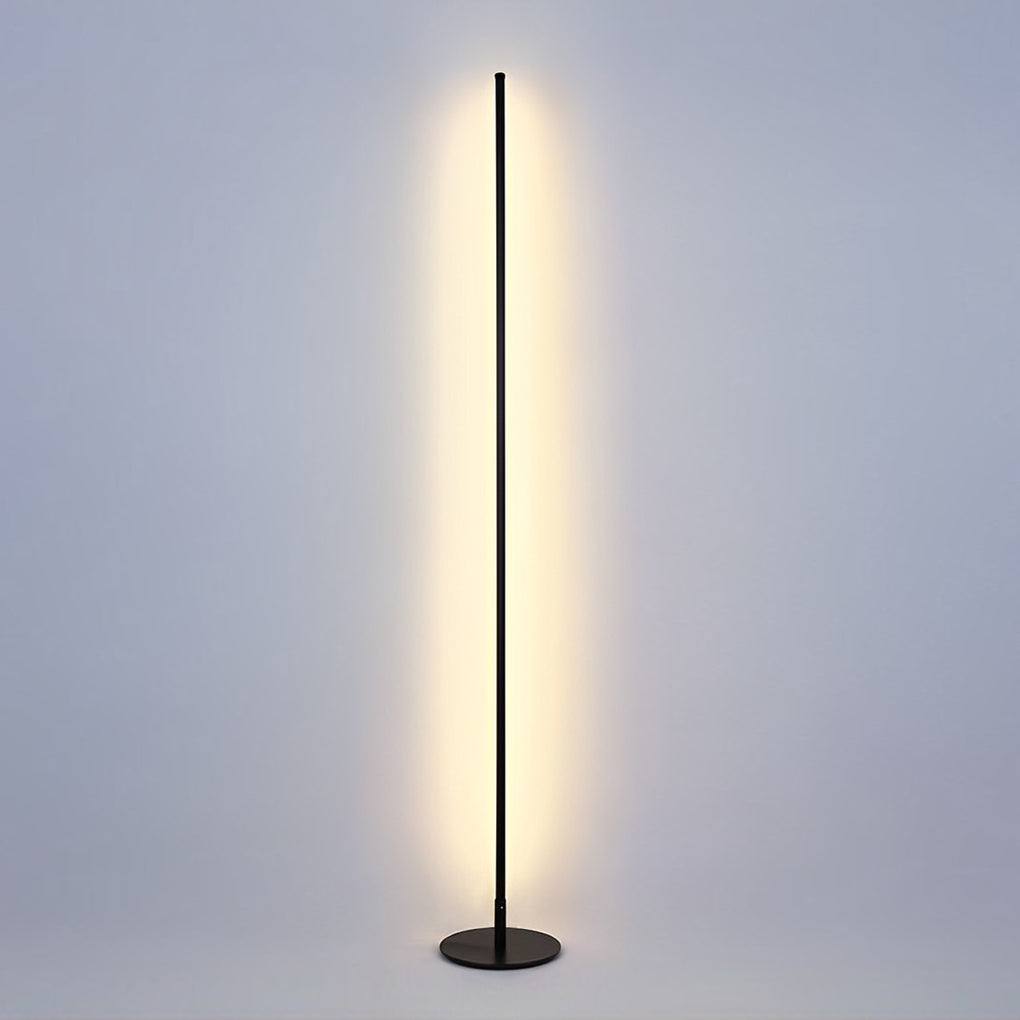 Waterproof Minimalist Outdoor LED Linear Lights Black Floor Lamp - Lamp Outdoor
