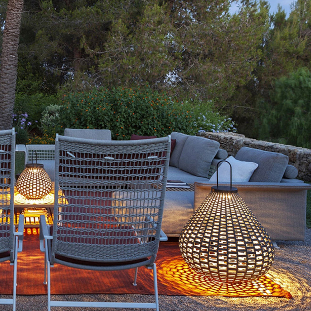 Ritta Vintage Lantern Metal Floor Lamp Outdoor - Lamp Outdoor