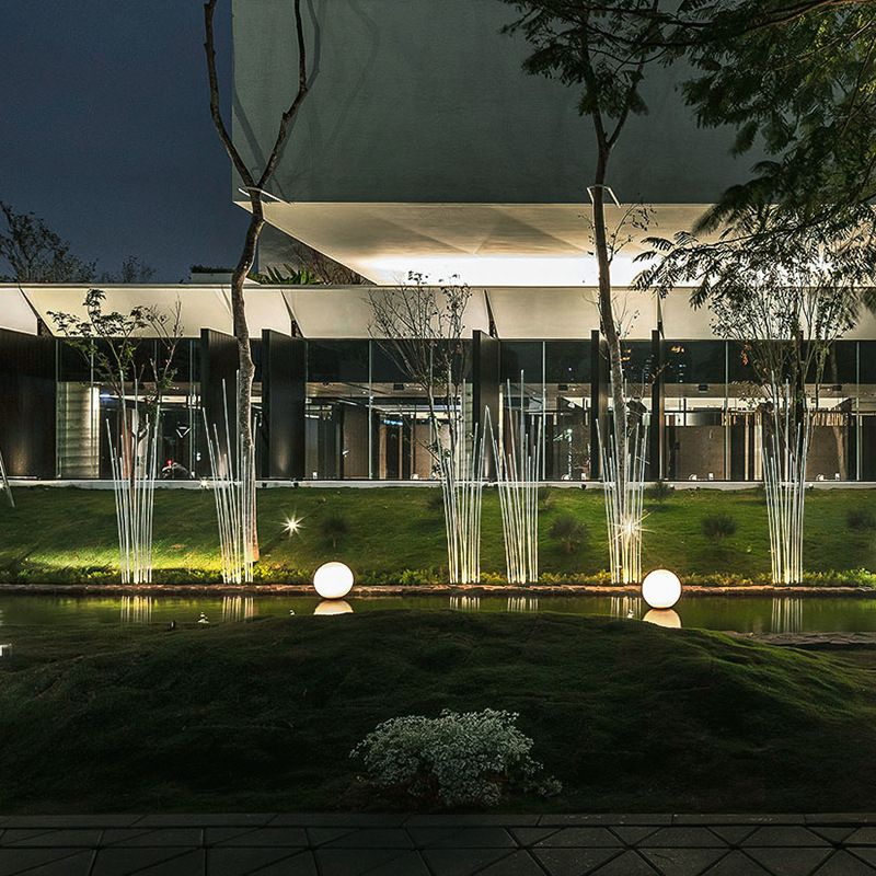Ray Optical Fiber LED Outdoor Ground Light - Lamp Outdoor
