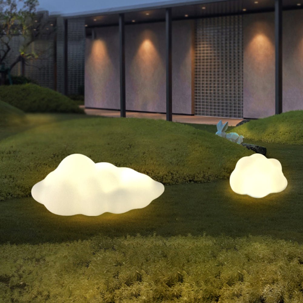 Arisha Art Deco Rechargeable Cloud Acrylic Outdoor Light - Lamp Outdoor
