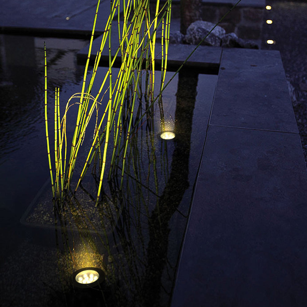Ray Modern Circular Outdoor Under Water Spotlight - Lamp Outdoor