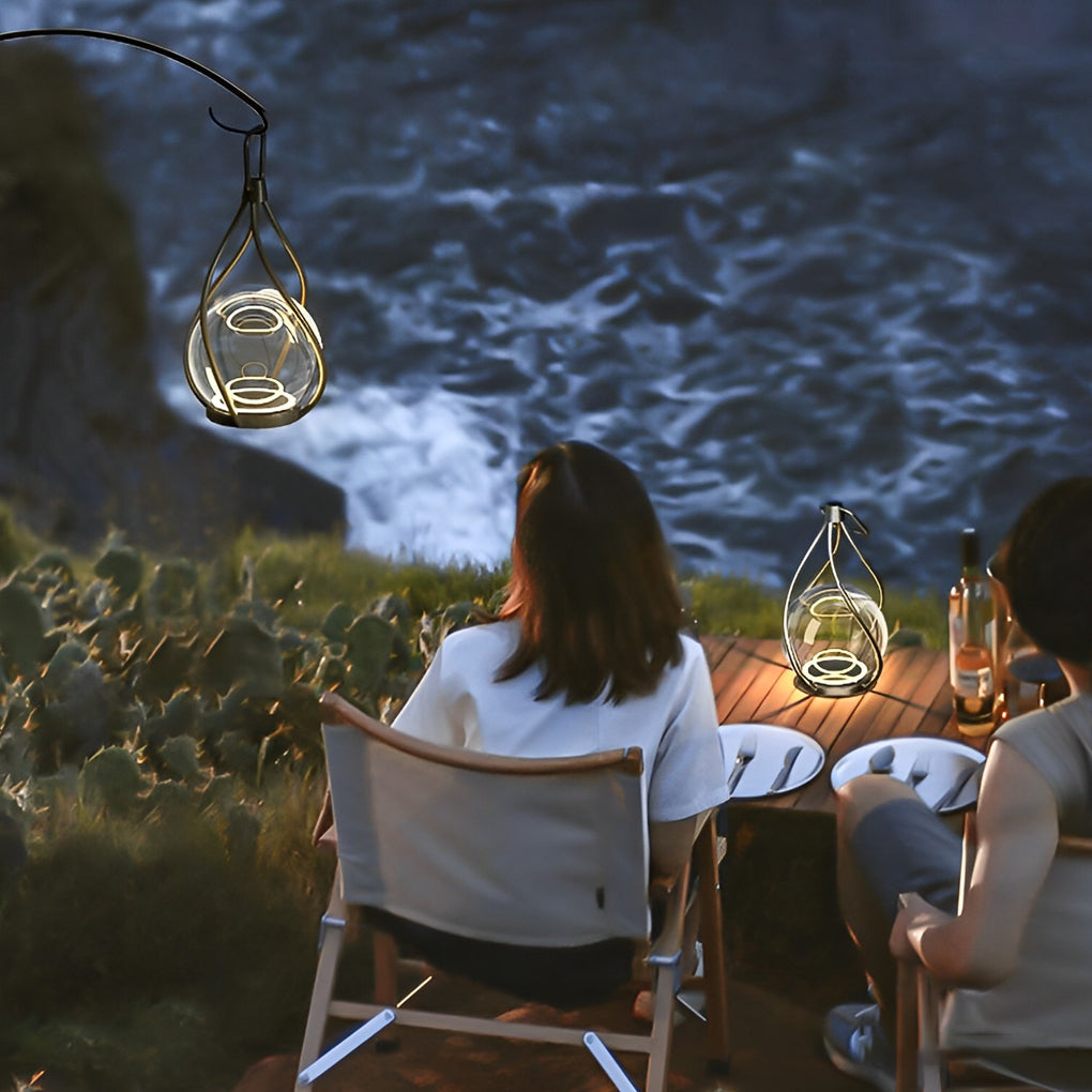 Creative Metal LED Waterproof USB Rechargeable Portable Night Lights - Lamp Outdoor