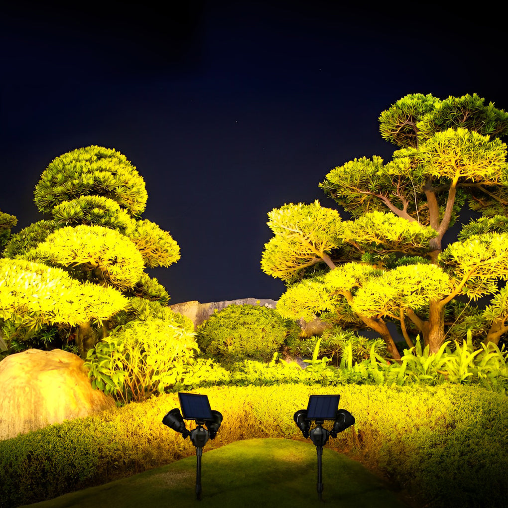 2 Lights Waterproof LED Intelligent Motion Sensor Solar Lawn Lights - Lamp Outdoor