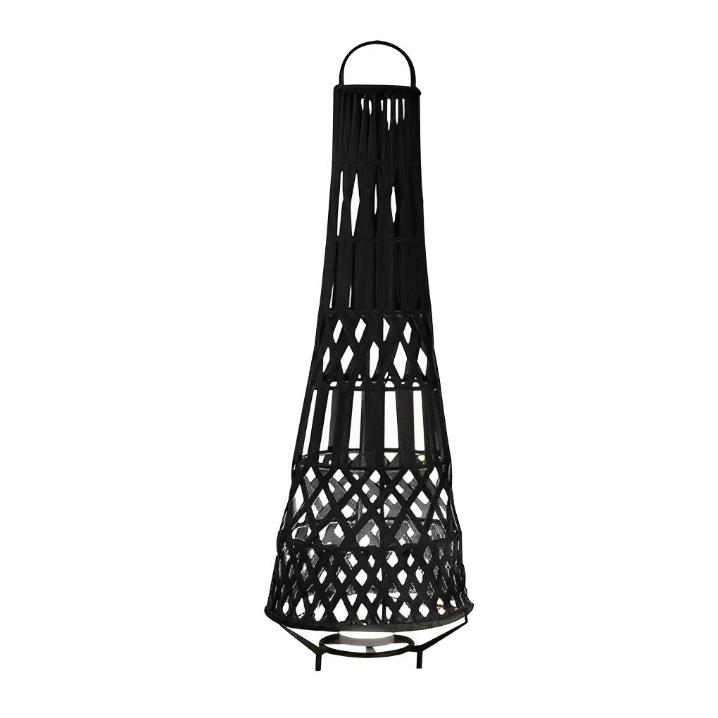 Metal Outdoor Tribal Floor Lamp - Lamp Outdoor