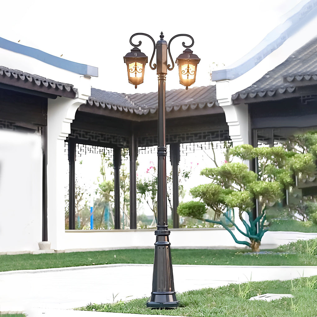 2-Light Outdoor Waterproof Retro European Style Street Lights - Lamp Outdoor