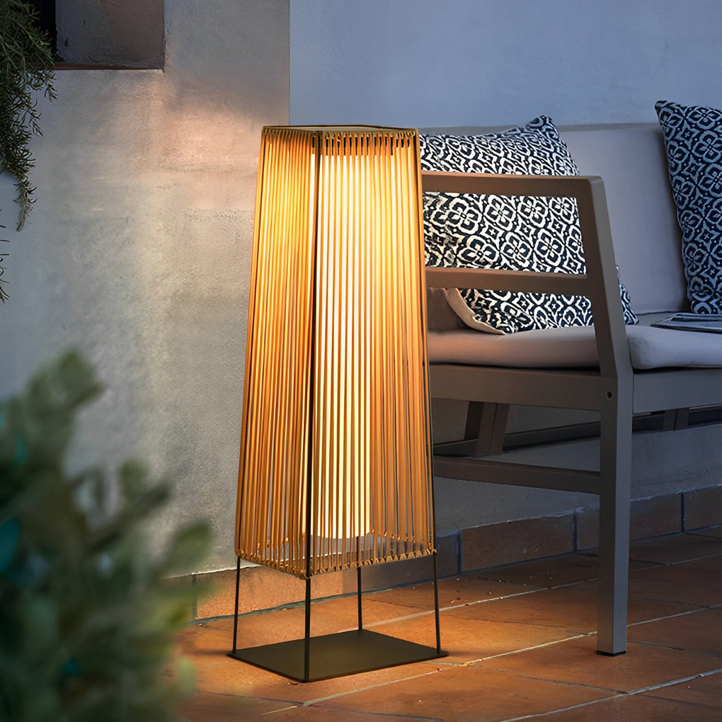Rubber Solar LED Outdoor Floor Lamp - Lamp Outdoor