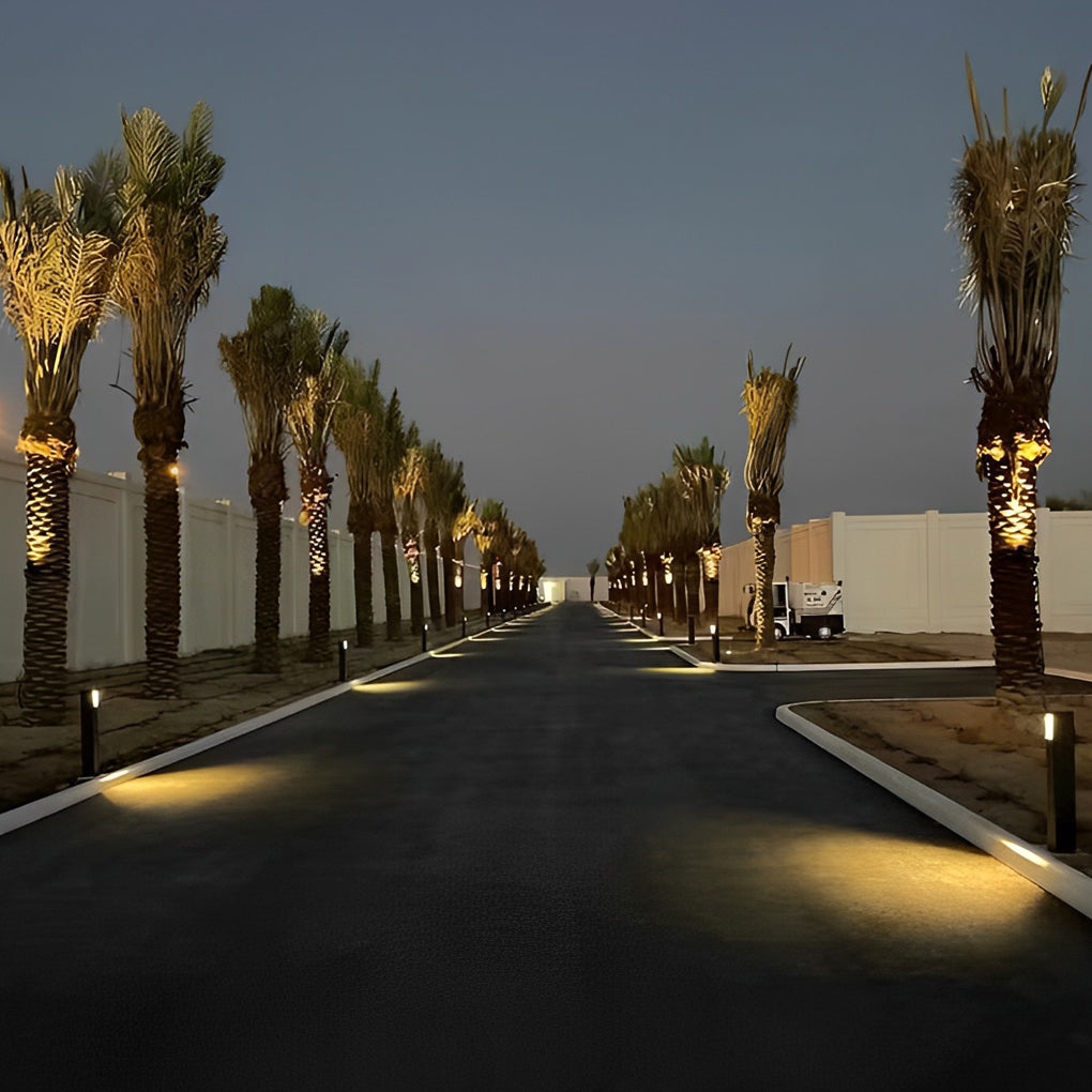 Modern LED Aluminum Pathway Lights with Front Slide Durable Outdoor Illumination - Lamp Outdoor