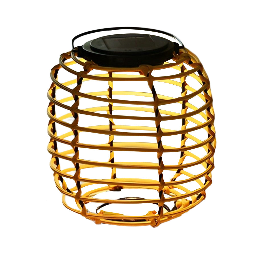 Rattan Lantern Waterproof Creative Modern Solar Garden Lights Lawn Lamp - Lamp Outdoor