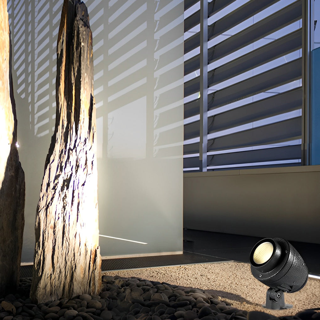 Round Waterproof LED Adjustable Modern Outdoor Spotlights Tree Spot Lights - Lamp Outdoor