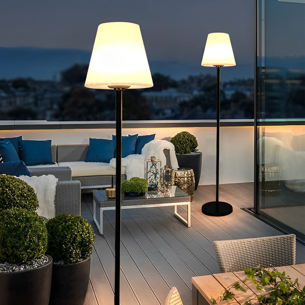 60 inch Modern App Control Outdoor LED Solar Floor Lamp - Lamp Outdoor