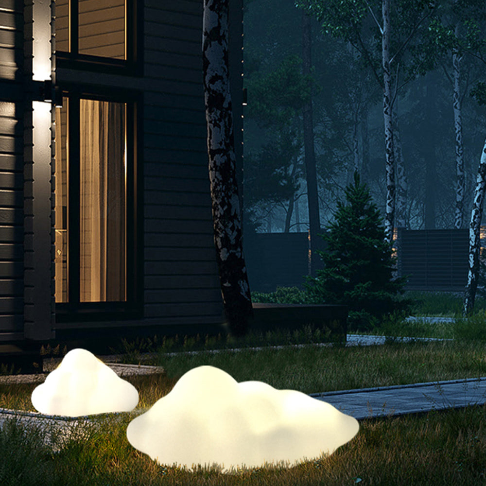 Arisha Art Deco Rechargeable Cloud Acrylic Outdoor Light - Lamp Outdoor