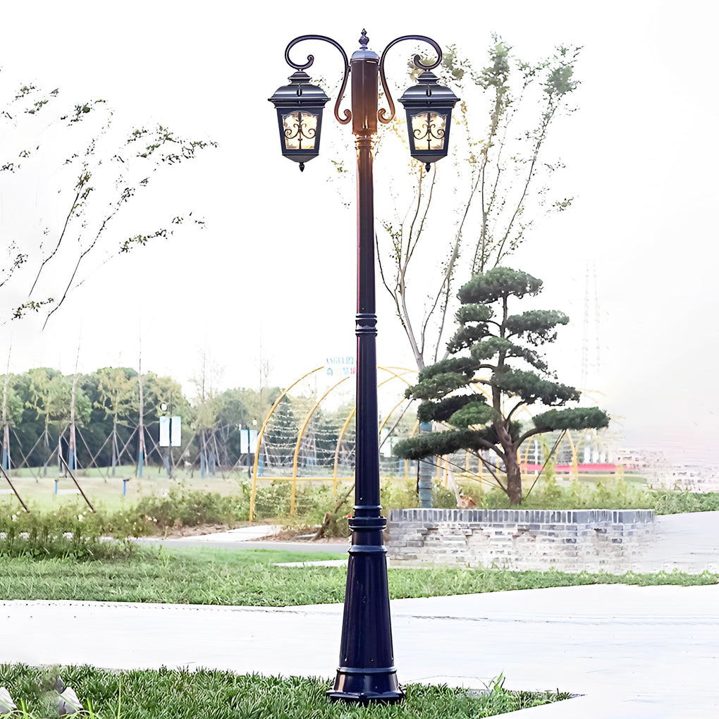 2-Light Outdoor Waterproof Retro European Style Street Lights - Lamp Outdoor