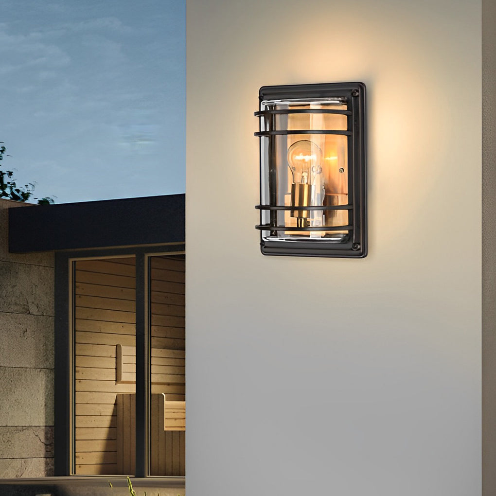 Lorelei Vintage Modern Aluminum  Outdoor Wall Light